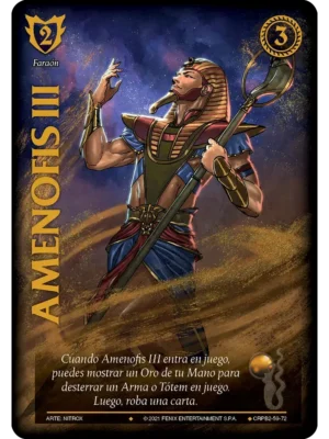 amenofis III venta de cartas mitos y leyendas myl