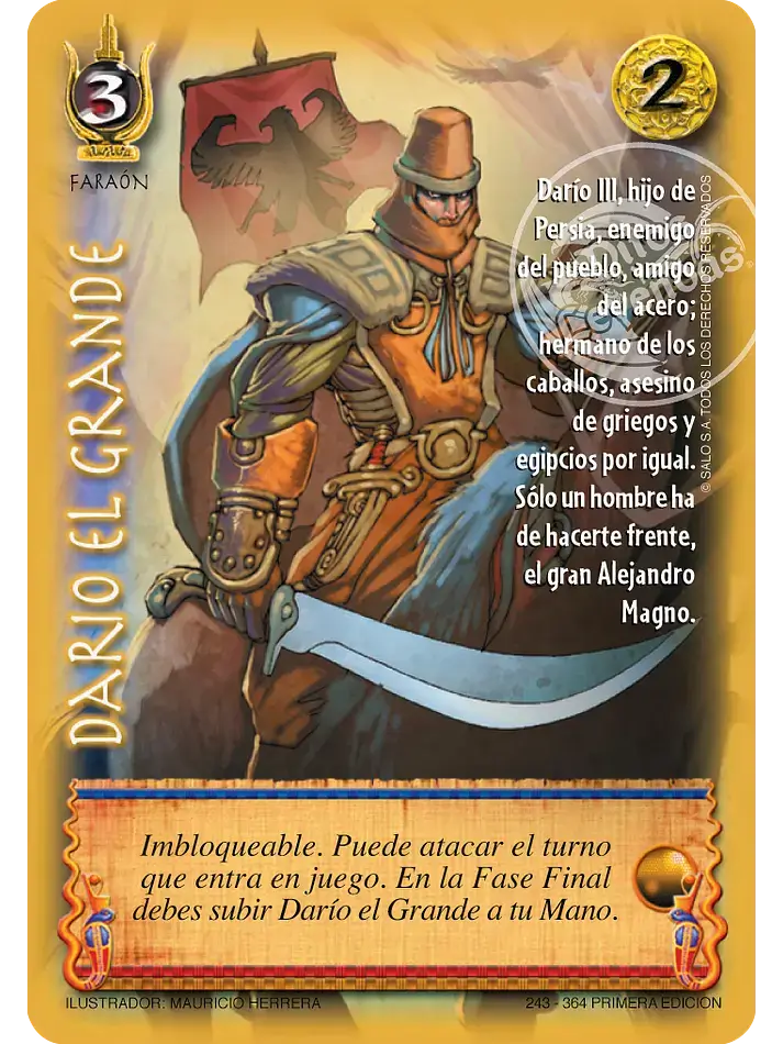 dario el grande venta de cartas mitos y leyendas myl
