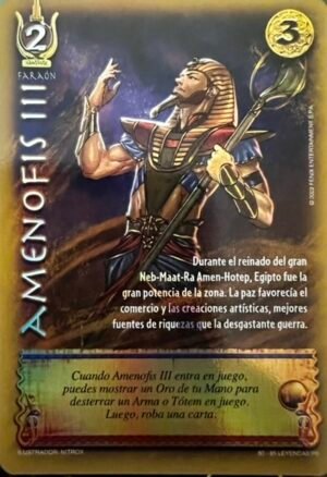 amenofis myl venta de cartas mitos y leyendas