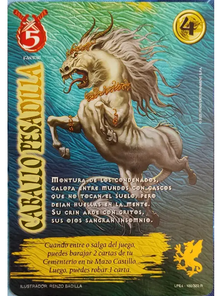 caballo pesadilla myl primera era