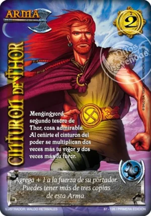 cinturon de thor cartas myl primera era