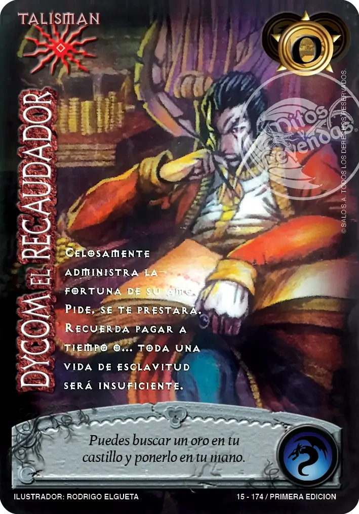 dycom el recaudador myl venta de cartas mitos y leyendas