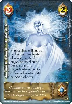 espectro myl venta de cartas mitos y leyendas primera era