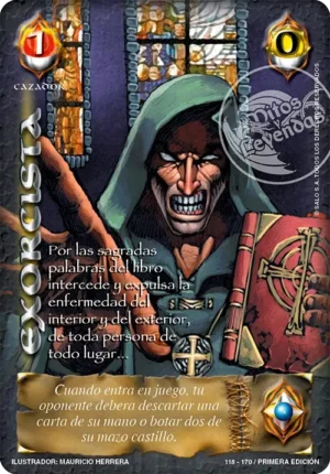 exorcista myl venta de cartas mitos y leyendas primera era