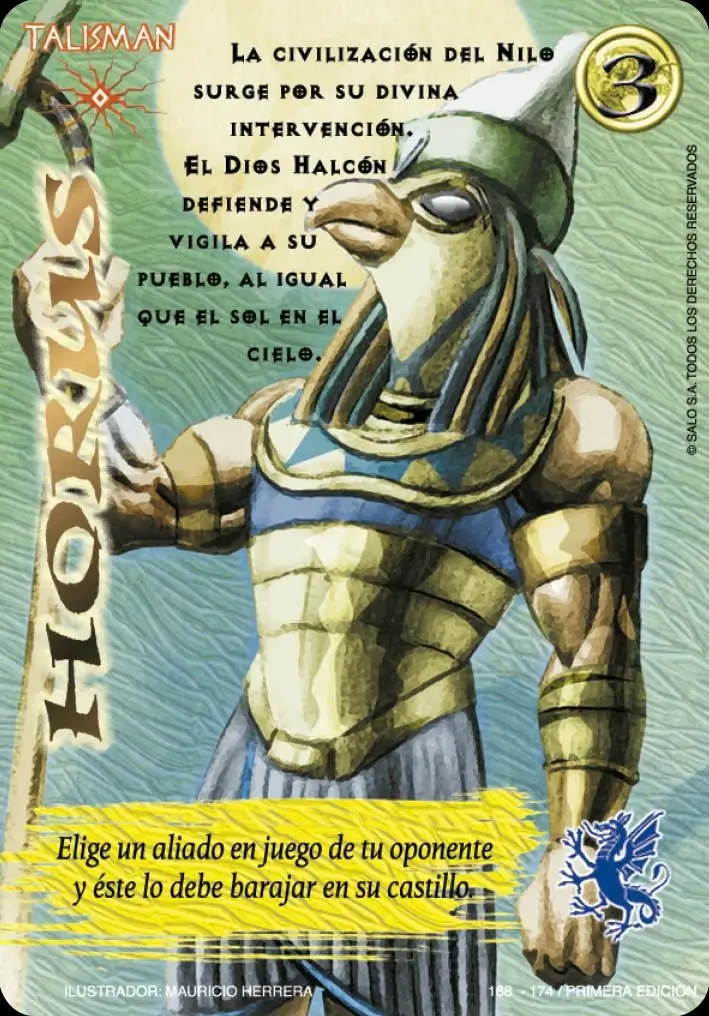 horus myl venta de cartas mitos y leyendas primera era