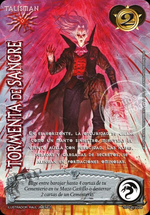 tormenta de sangre myl venta de cartas mitos y leyendas