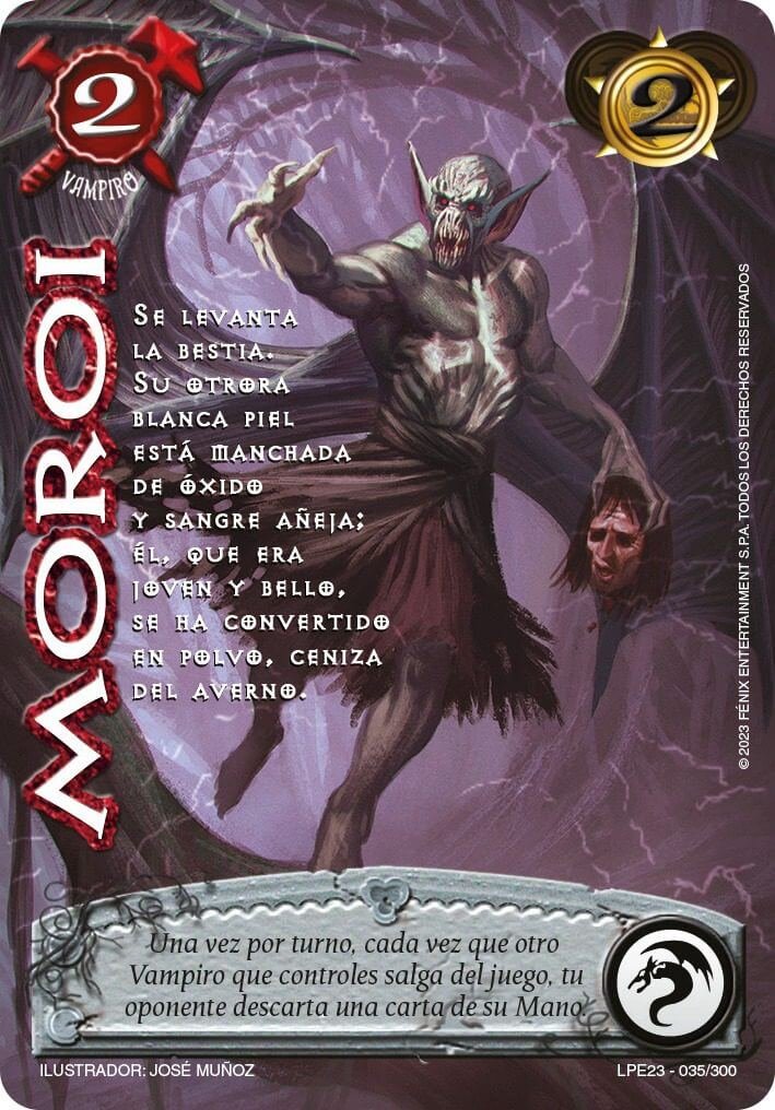 moroi myl venta de cartas mitos y leyendas