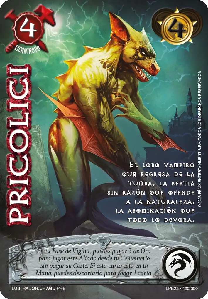 pricolici myl venta de cartas mitos y leyendas primera era