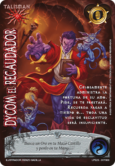 dycom el recaudador myl venta de cartas mitos y leyendas