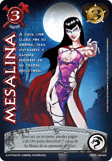 mesalina myl venta de cartas mitos y leyendas primera era