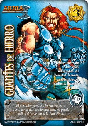 guantes de hierro cartas myl primera era
