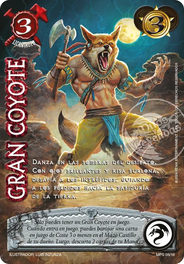 gran coyote myl venta de cartas mitos y leyendas