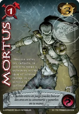 mortus myl venta de cartas mitos y leyendas primera era