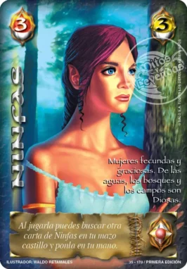 ninfas myl venta de cartas mitos y leyendas primera era