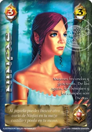 ninfas myl venta de cartas mitos y leyendas primera era