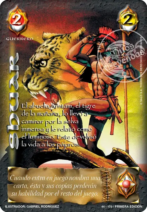 shuar myl venta de cartas mitos y leyendas primera era