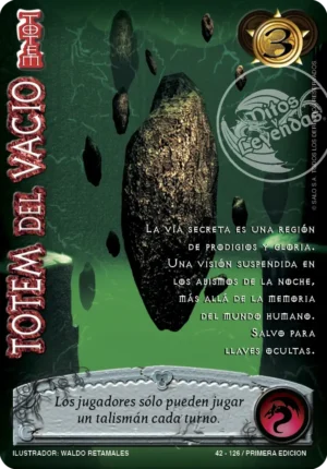 totem del vacio myl venta de cartas mitos y leyendas primera era