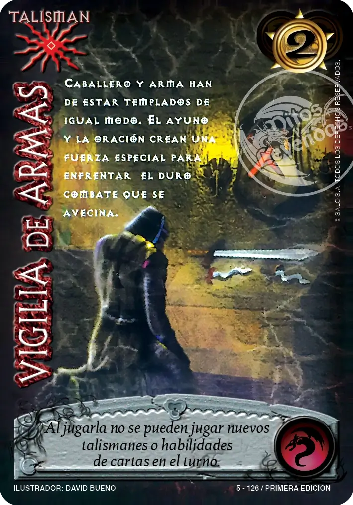 vigilia de armas myl venta de cartas mitos y leyendas
