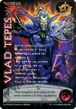 vlad tres myl venta de cartas mitos y leyendas