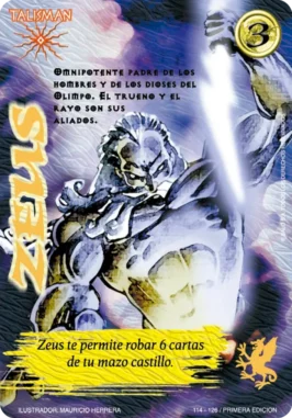zeus myl venta de cartas mitos y leyendas primera era