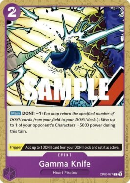 gamma knife op5 venta de cartas one piece