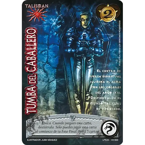 tumba de caballero myl venta de cartas mitos y leyendas
