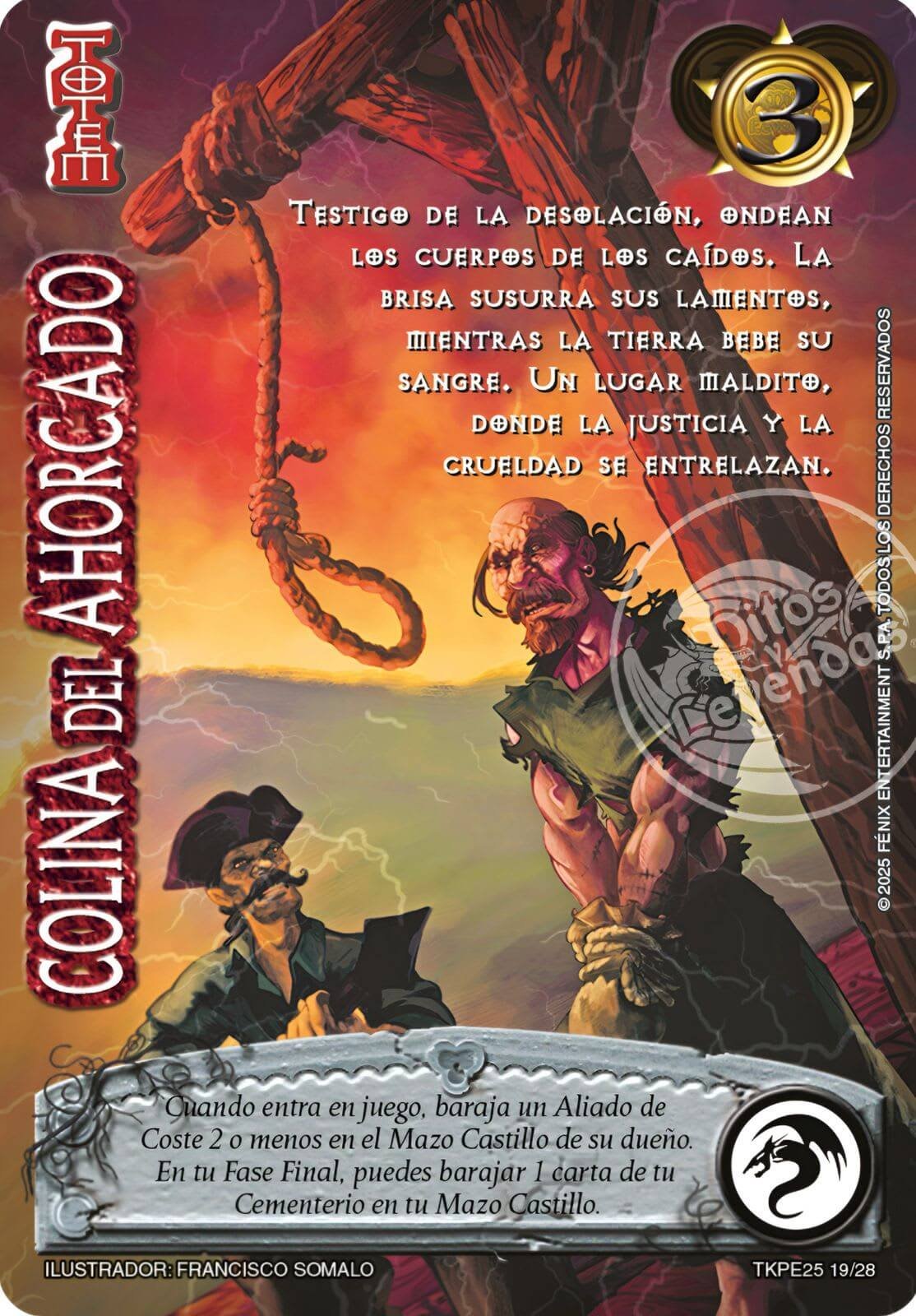 colina del ahorcado myl venta de cartas mitos y leyendas primera era