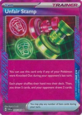 unfair stamp cartas pokemon tcg