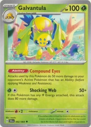 galvantula cartas pokemon