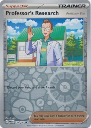professor's research cartas pokemon