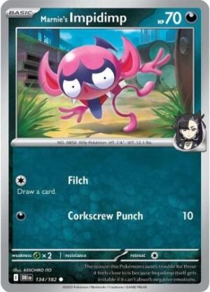 marnie's impidimp cartas pokemon tcg