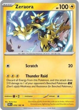 zeraora cartas pokemon tcg