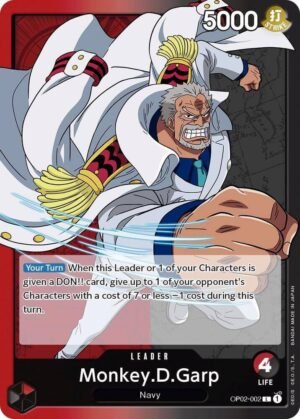 carta lider one piece garp