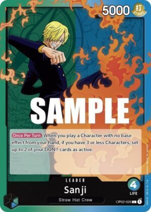carta lider one piece sanji