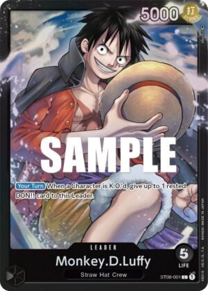 carta lider one piece luffy