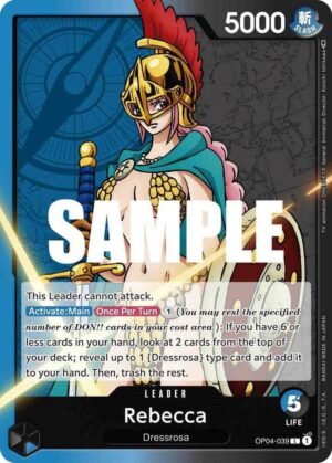 carta lider one piece rebecca