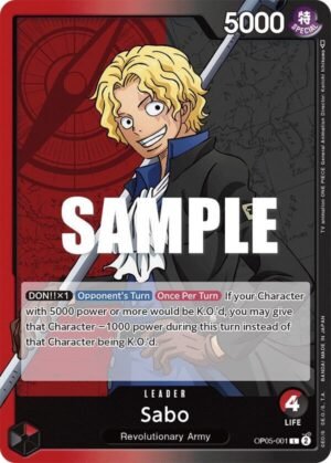 carta lider one piece sabo