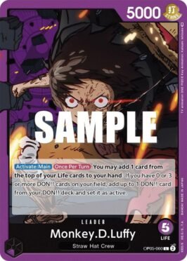 carta lider one piece luffy
