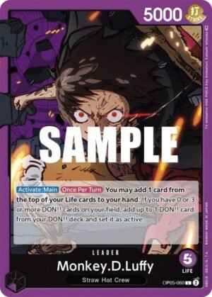 carta lider one piece luffy