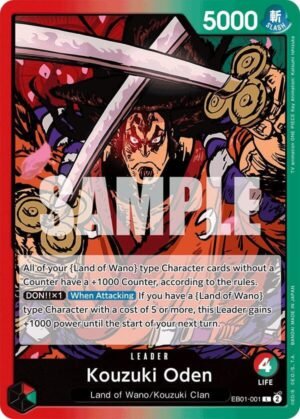 carta lider one piece oden