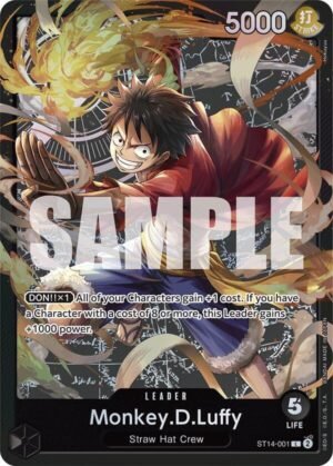 carta lider one piece luffy