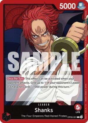 carta lider one piece shanks