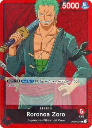 carta lider one piece zoro