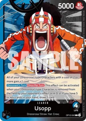 carta lider one piece usopp