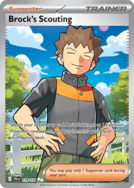 brock's scouting cartas pokemon tcg