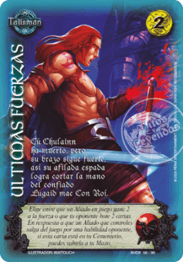 ultimas fuerzas cartas mitos y leyendas relatos de hijos de daana