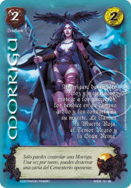 morrigu cartas mitos y leyendas relatos de hijos de daana