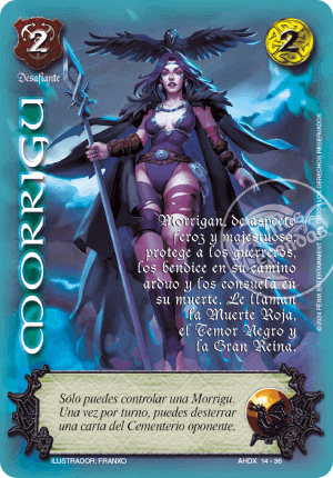 morrigu cartas mitos y leyendas relatos de hijos de daana