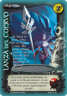 lanza del cuervo cartas mitos y leyendas relatos de hijos de daana
