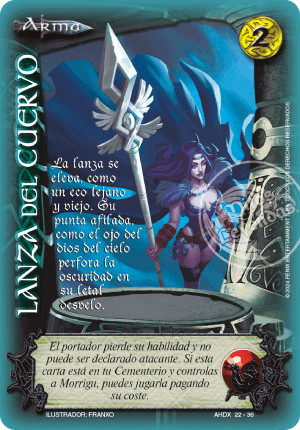 lanza del cuervo cartas mitos y leyendas relatos de hijos de daana